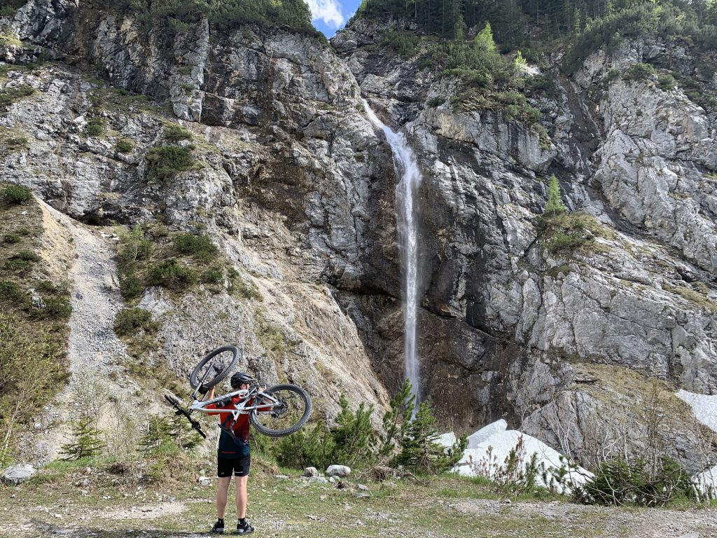 Wasserfall im Karwendel mit Joachim Jooss
