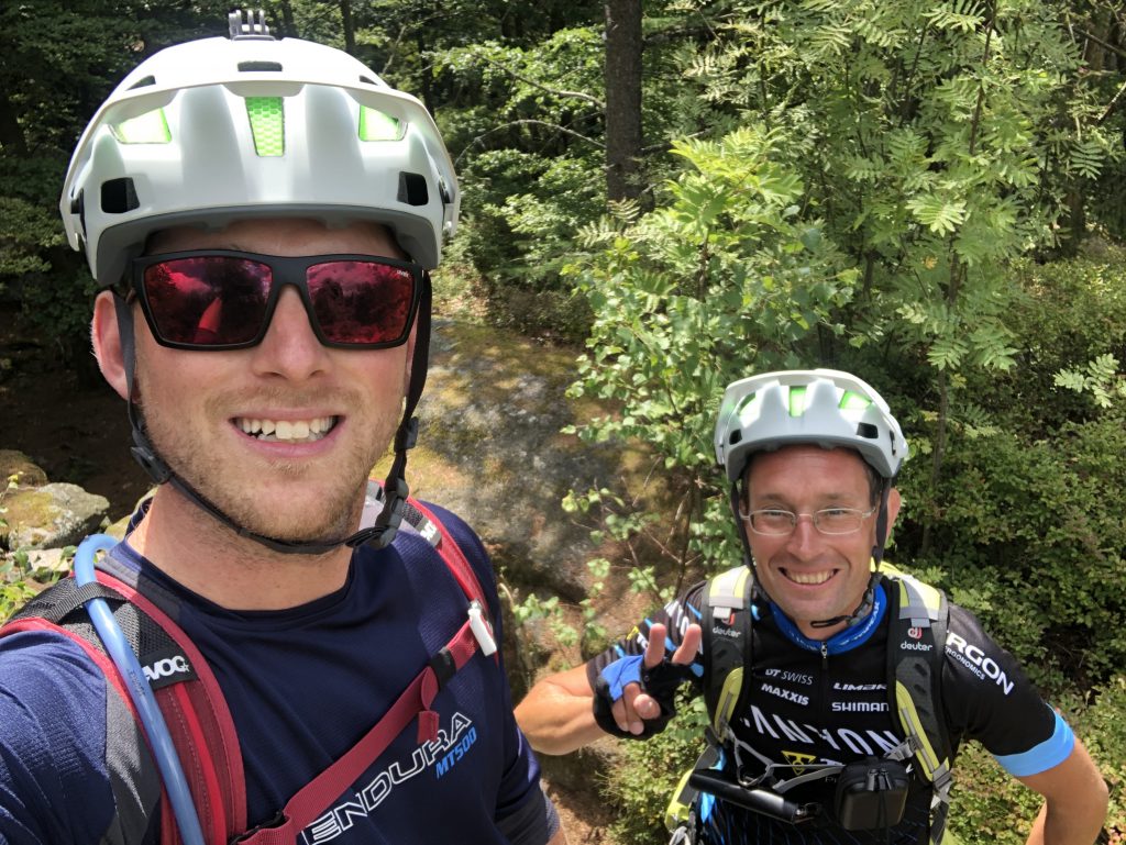 mtb-moments.de Fichtelgebirge Trailtour Steinwald Michaque & Martin