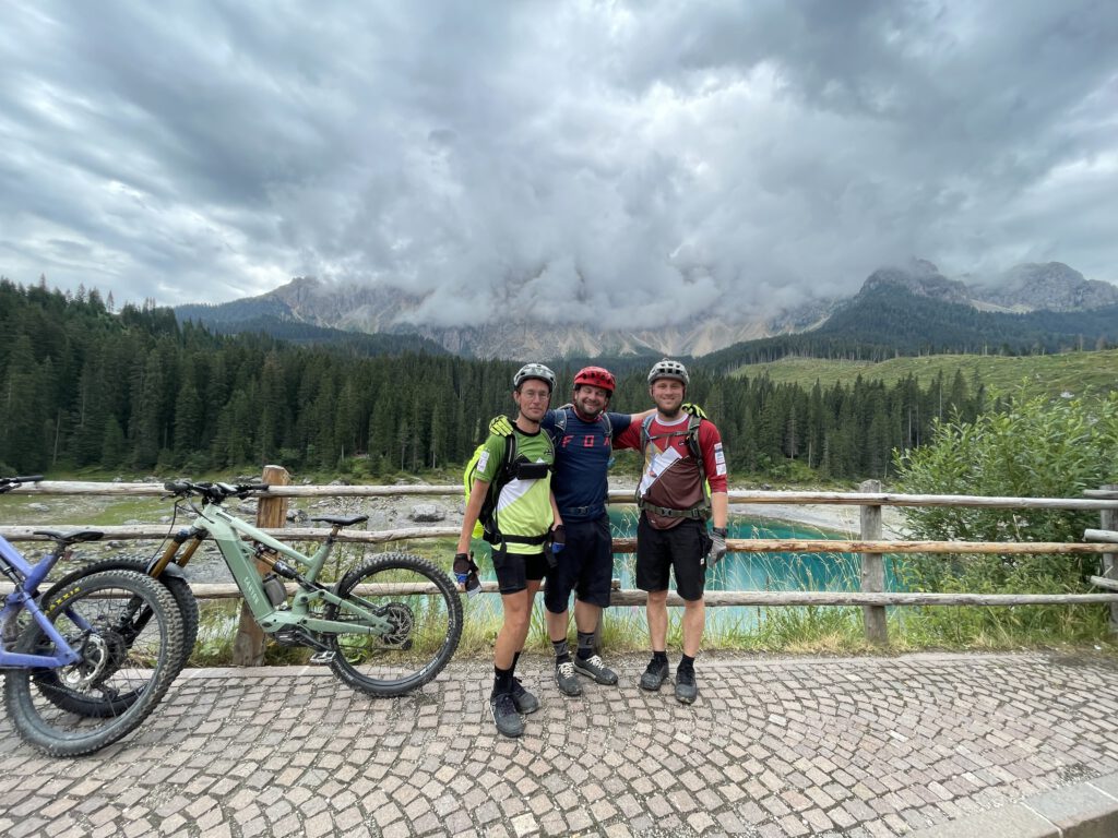 Alpencross Tegernsee Gardasee mit dem EMTB