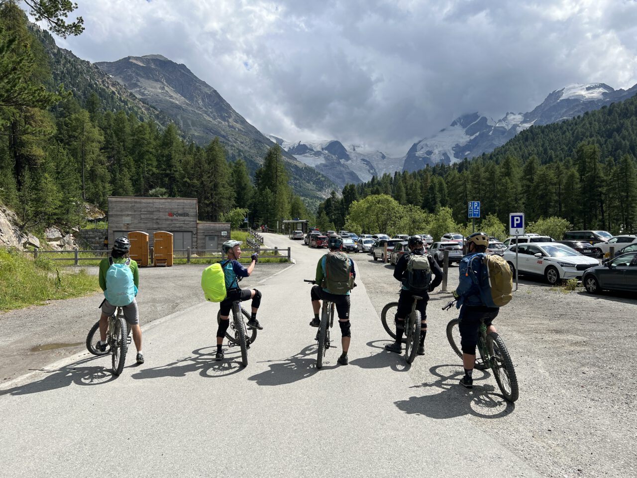 Alpencross Lermoos Comer See mit dem E MTB