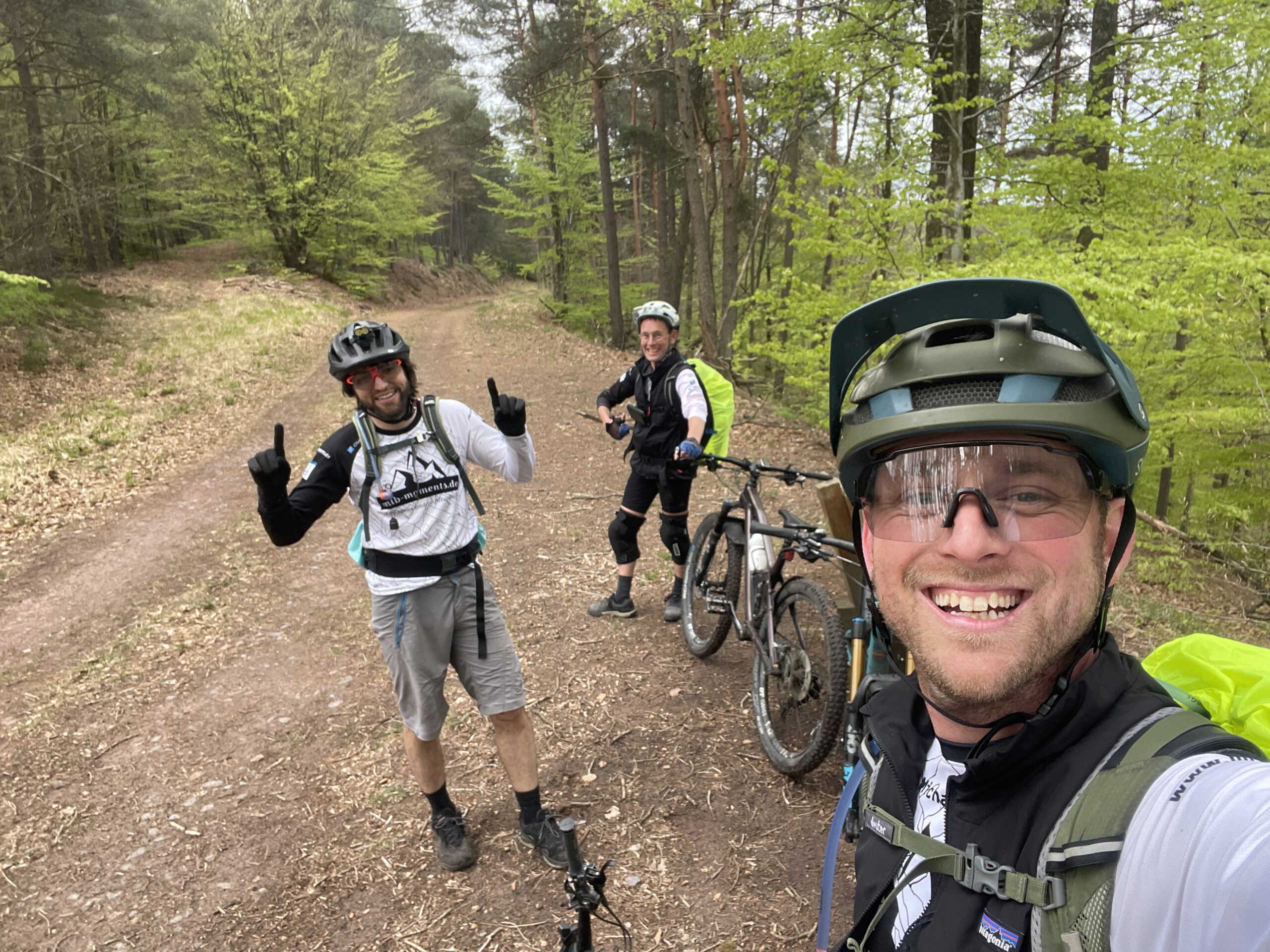 Trans Pfälzerwald Michaque Kaiser, Klaus Stark und Martin Strauß